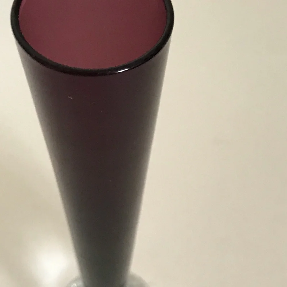 Purple Bubble Glass Vase - Picture 7 of 9
